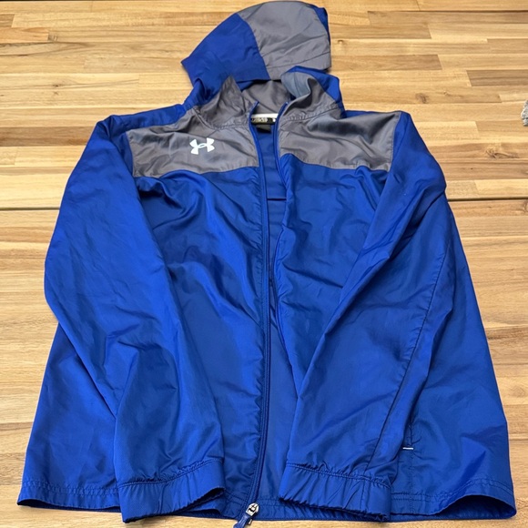 Under Armour Other - Under Armour Storm Boys Royal Blue and Charcoal Jacket - Size YXL